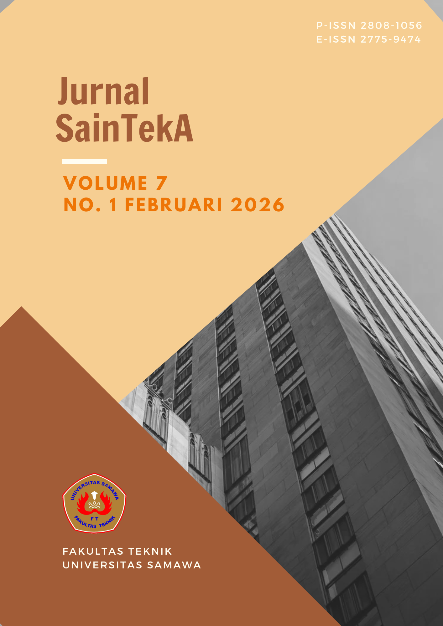					View Vol. 7 No. 1 (2026): Jurnal SainTekA
				
