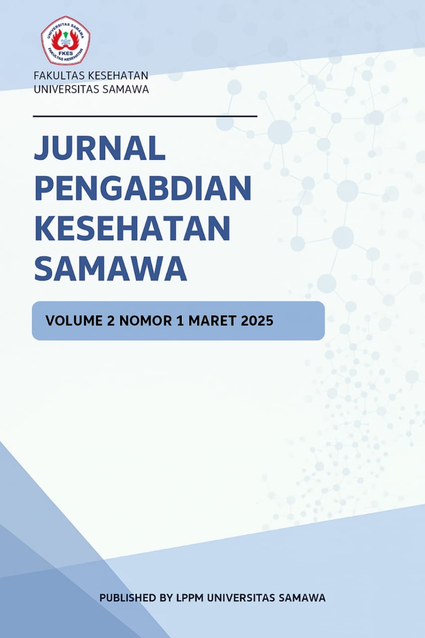 					View Vol. 2 No. 1 (2025): Jurnal Pengabdian Kesehatan Samawa
				